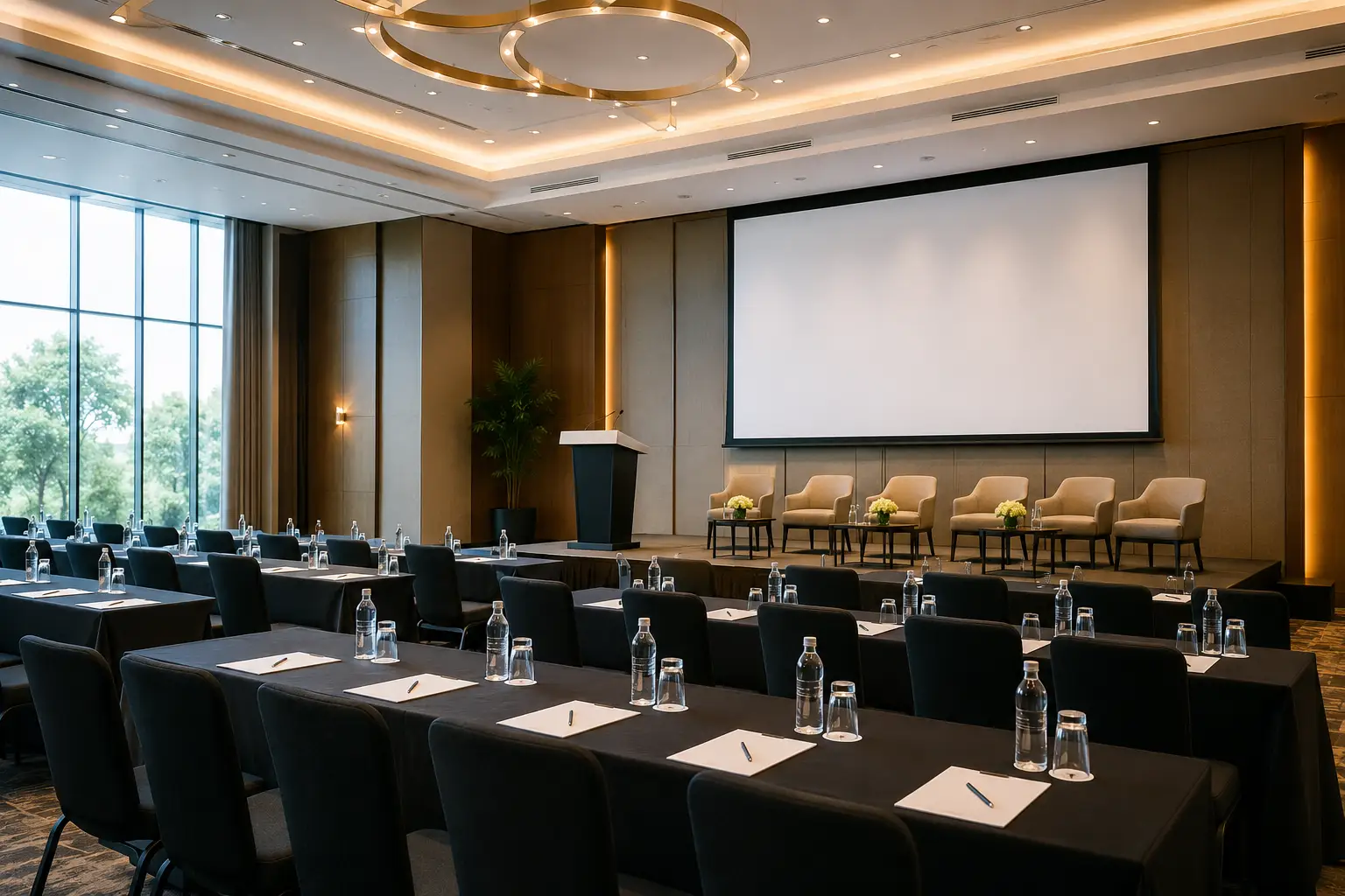 Modern-conference-hall-arranged-for-corporate-conferences-and-seminars